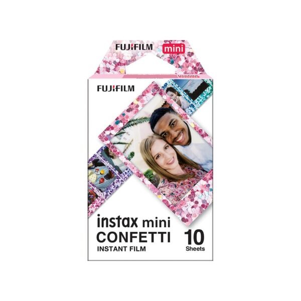 Instax Mini Film - Design: Confetti - 10 Sheets Per Pack